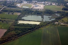 Aerial view of the Wawanosh Wetland Conservation Area