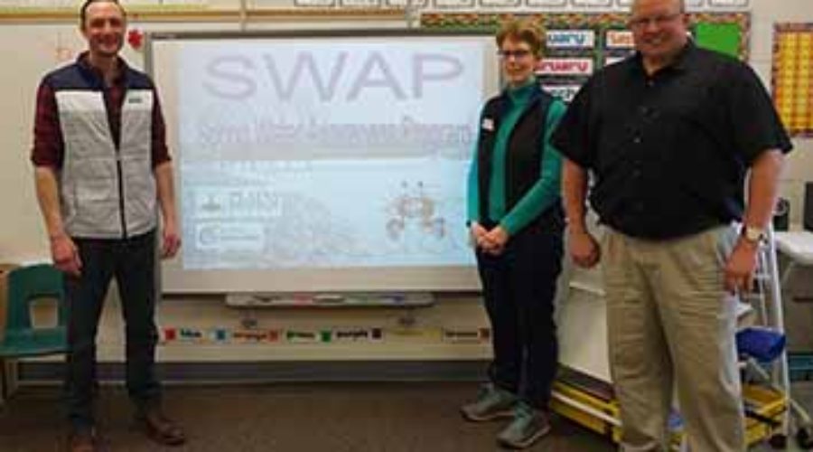 Ian Forster, Sharon Nethercott and Brian McDougall at a SWAP education session