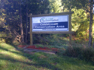 Coldstream Conservation Area sign